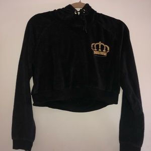 Juicy Couture x Urban outfitters Cropped Hoodie